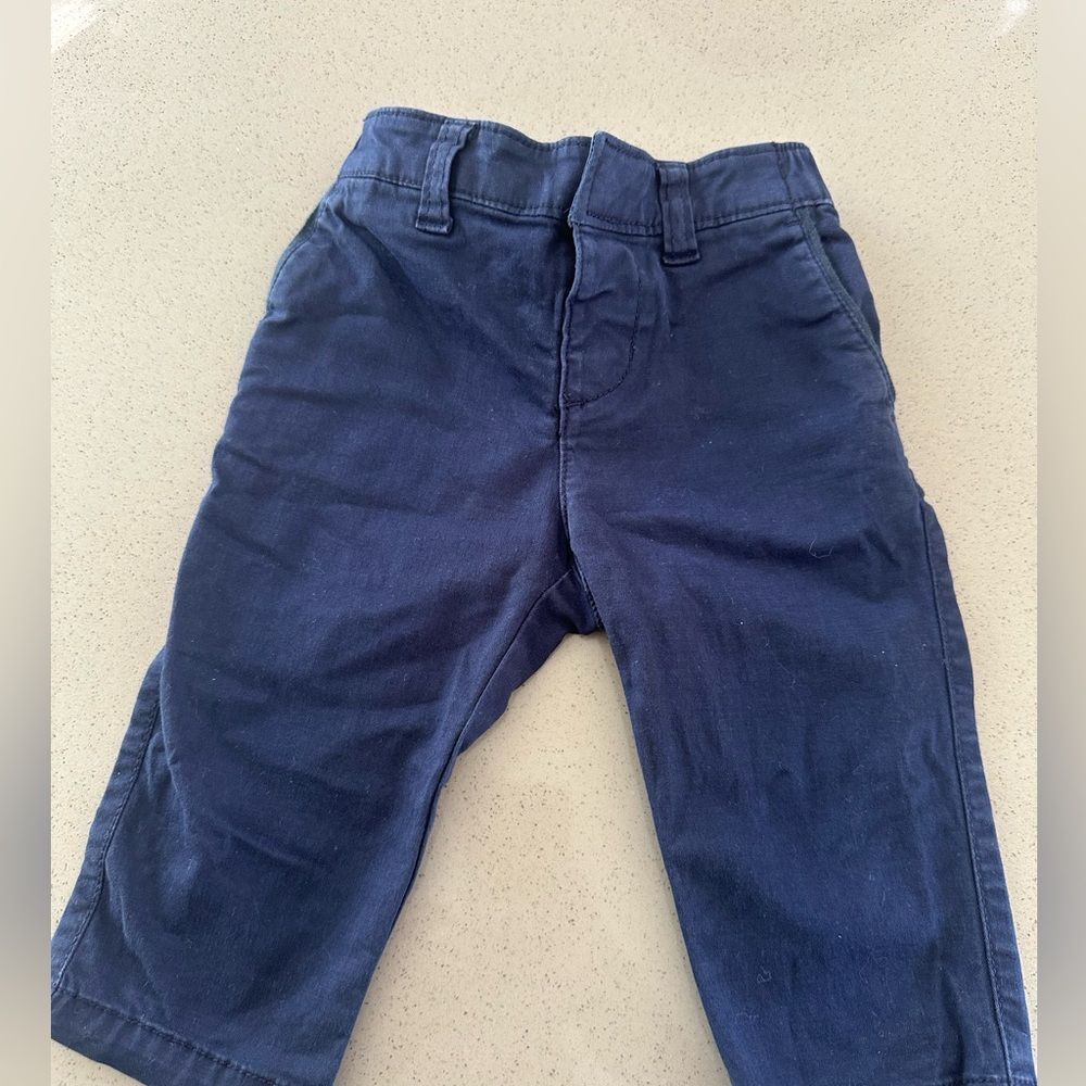 Baby Gap boys navy blue pants size 6-12 months